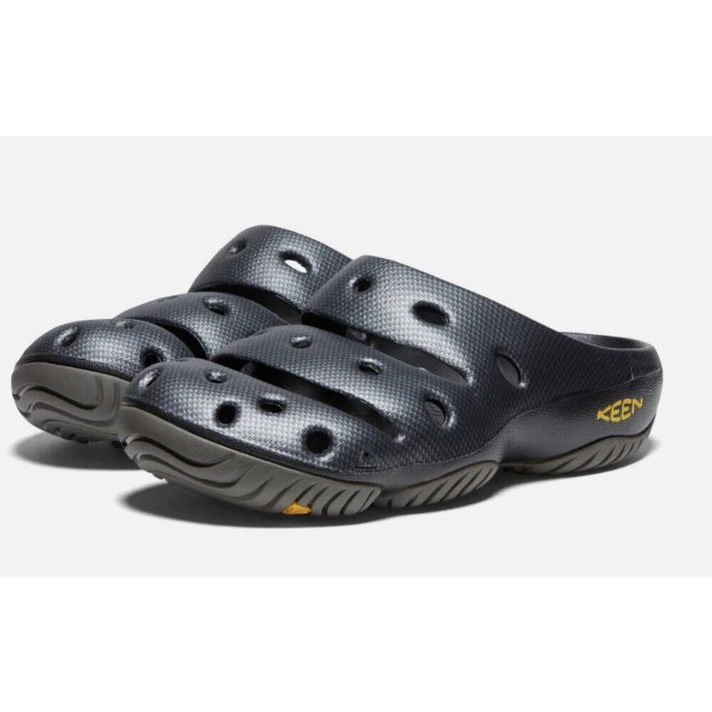 KEEN Yogui Arts Slipper Graphite Slip On Clogs Ye Shoes Mens Size 10 FAST SHIP - Picture 11 of 15
